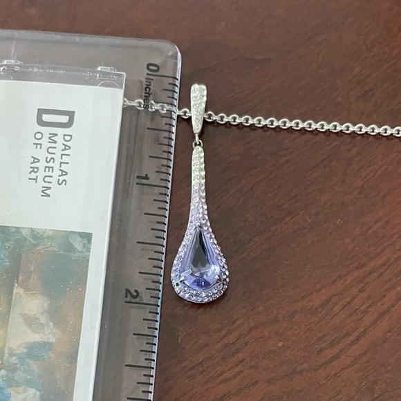 Sterling Silver Swarovski Necklace - Picture 3 of 8